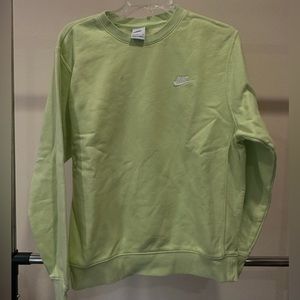 Nike crewneck size S green/yellow